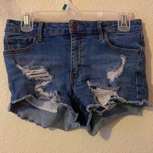 vintage mid rise RSQ jean shorts from tillys / 5